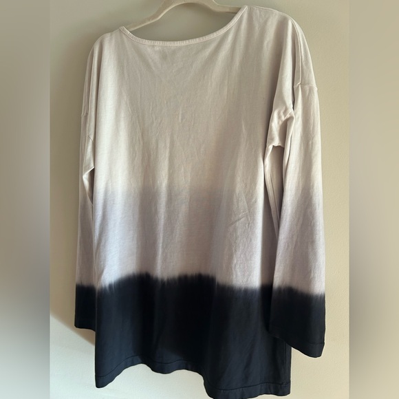 J. Jill Pure Jill Tie Dye Ombre Long Sleeve Top, Size Large, NWT - Picture 3 of 9